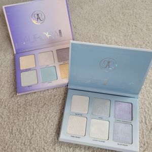 INDIV/COMBO anastasia beverly hills highlight palettes: moonchild and aurora